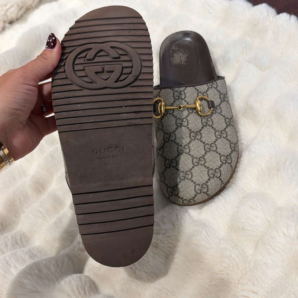 Gucci monogram clogs - Picture 3 of 4